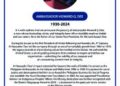 Unilab announces passing of its first president Amb. Howard Q. Dee