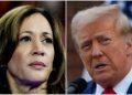 TV polls show Harris gaining ground on Trump