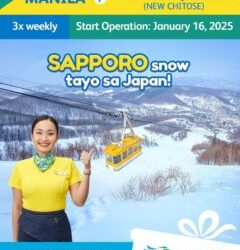 Cebu Pacific to launch direct flights between Manila and Sapporo