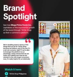 TikTok Shop powers Mega Prime Foods’ journey to elevate Filipino family meals