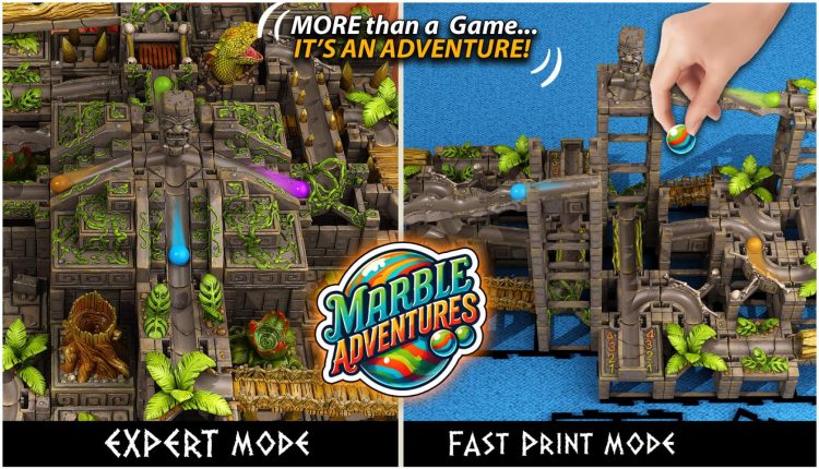 3D-Printed Marble Runs: Marble Adventures Redefines Toy Play