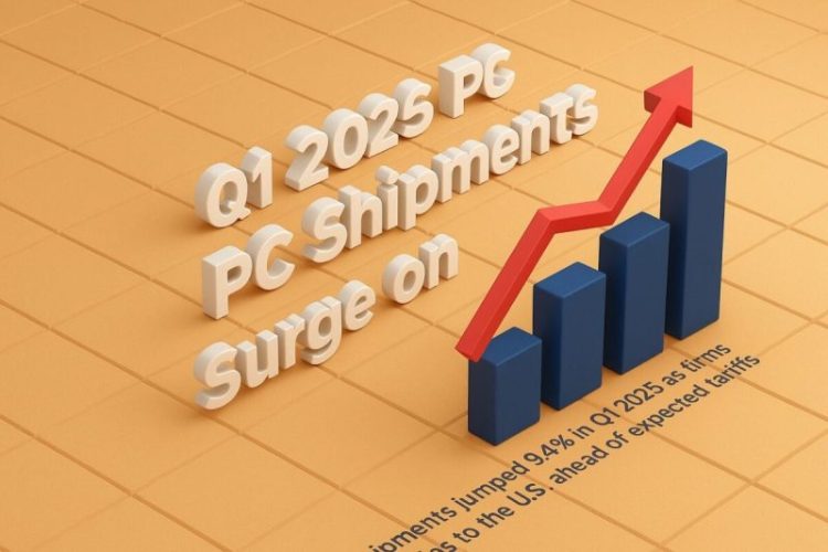 Q1 2025 Global PC Shipments Surge on Tariff Fears