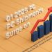 Q1 2025 Global PC Shipments Surge on Tariff Fears